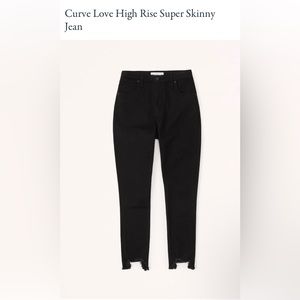Abercrombie Curve Love ankle skinny jeans